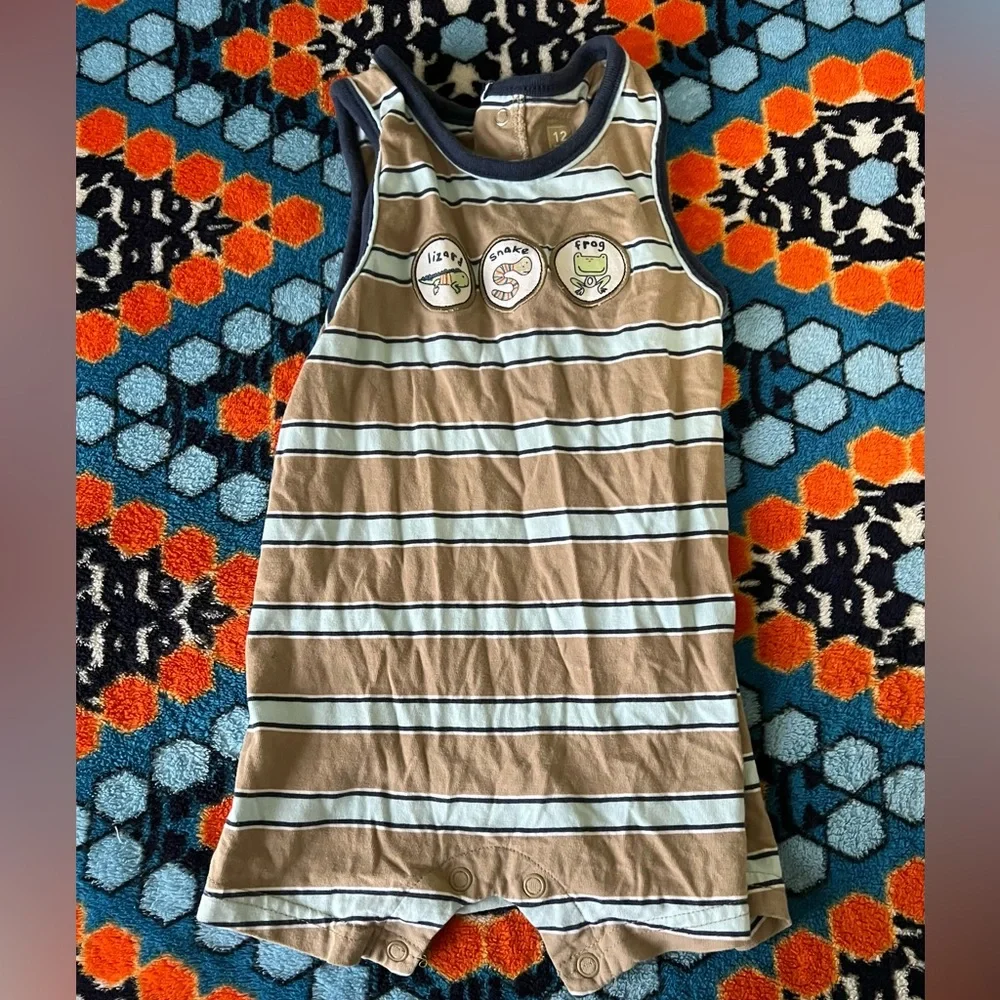 Carters Baby Boys Cotton shorts onesie stripes